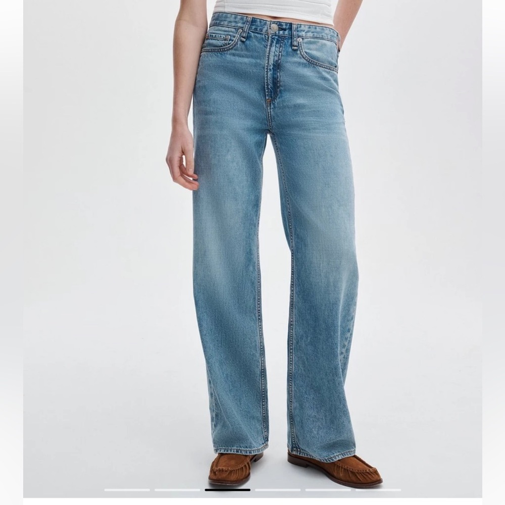 rag & bone Logan mid rise Wide Leg Jeans
